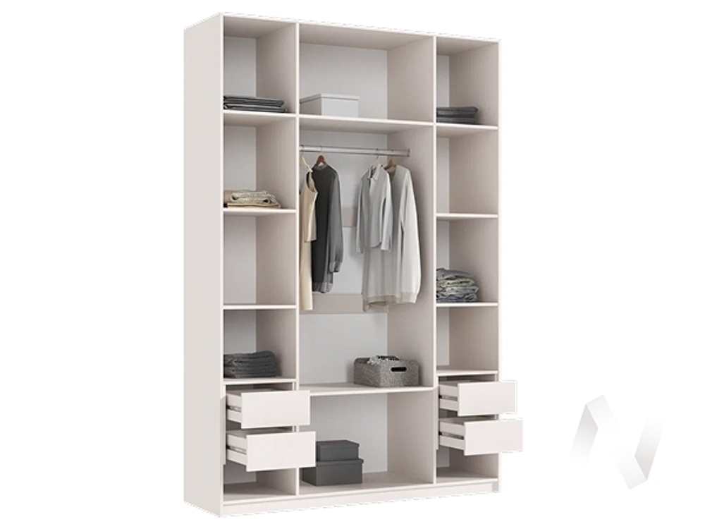 Шкаф 4-х ств.(1600) Марвэл (кашемир)