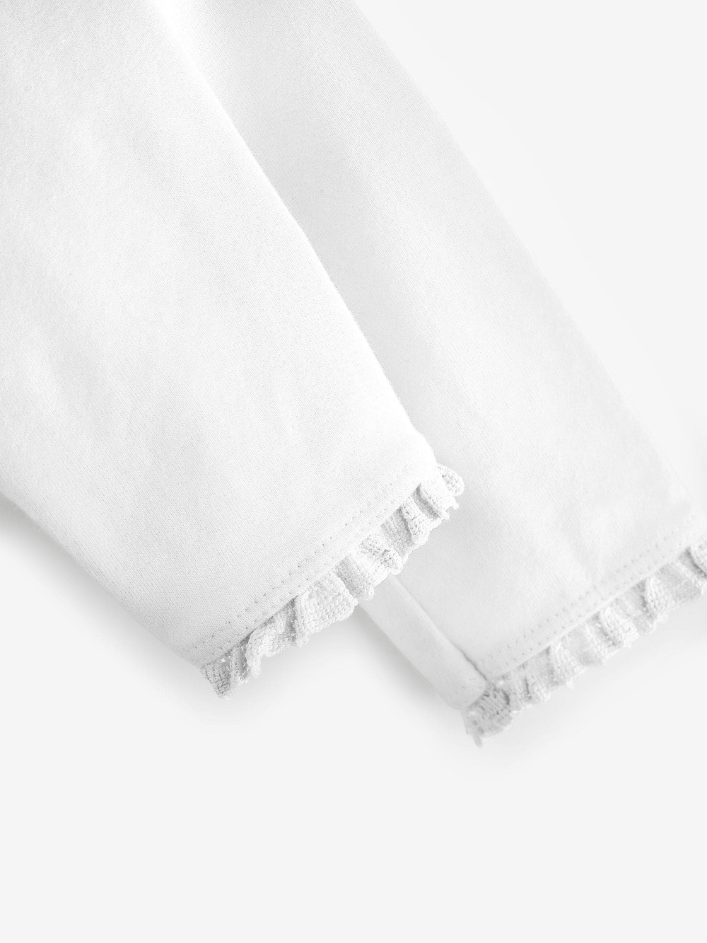 Легинсы с оборками для девочки Next 521-320, Белый