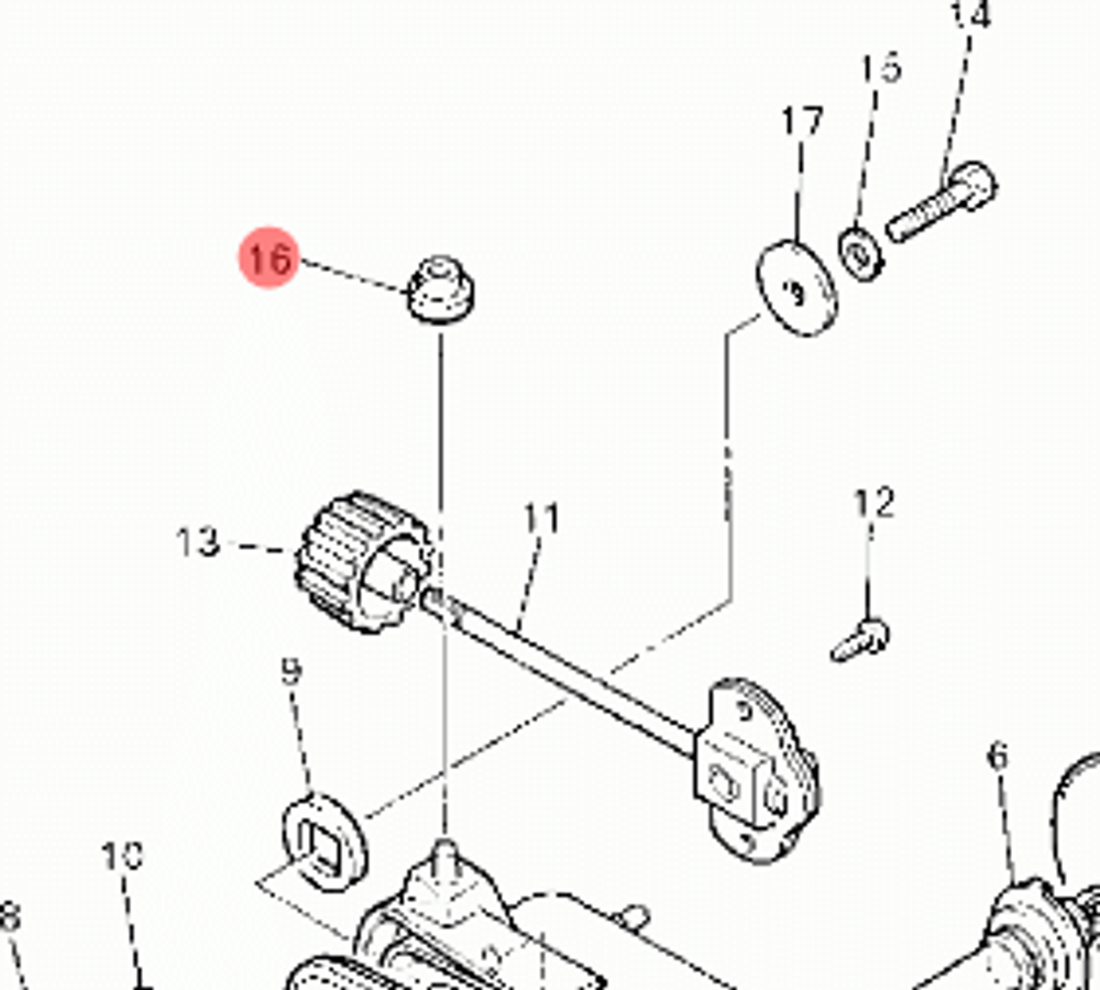 Втулка фары для снегоходов 36Y843540000