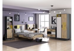 Комод Нобира антрацит / дуб ирландский