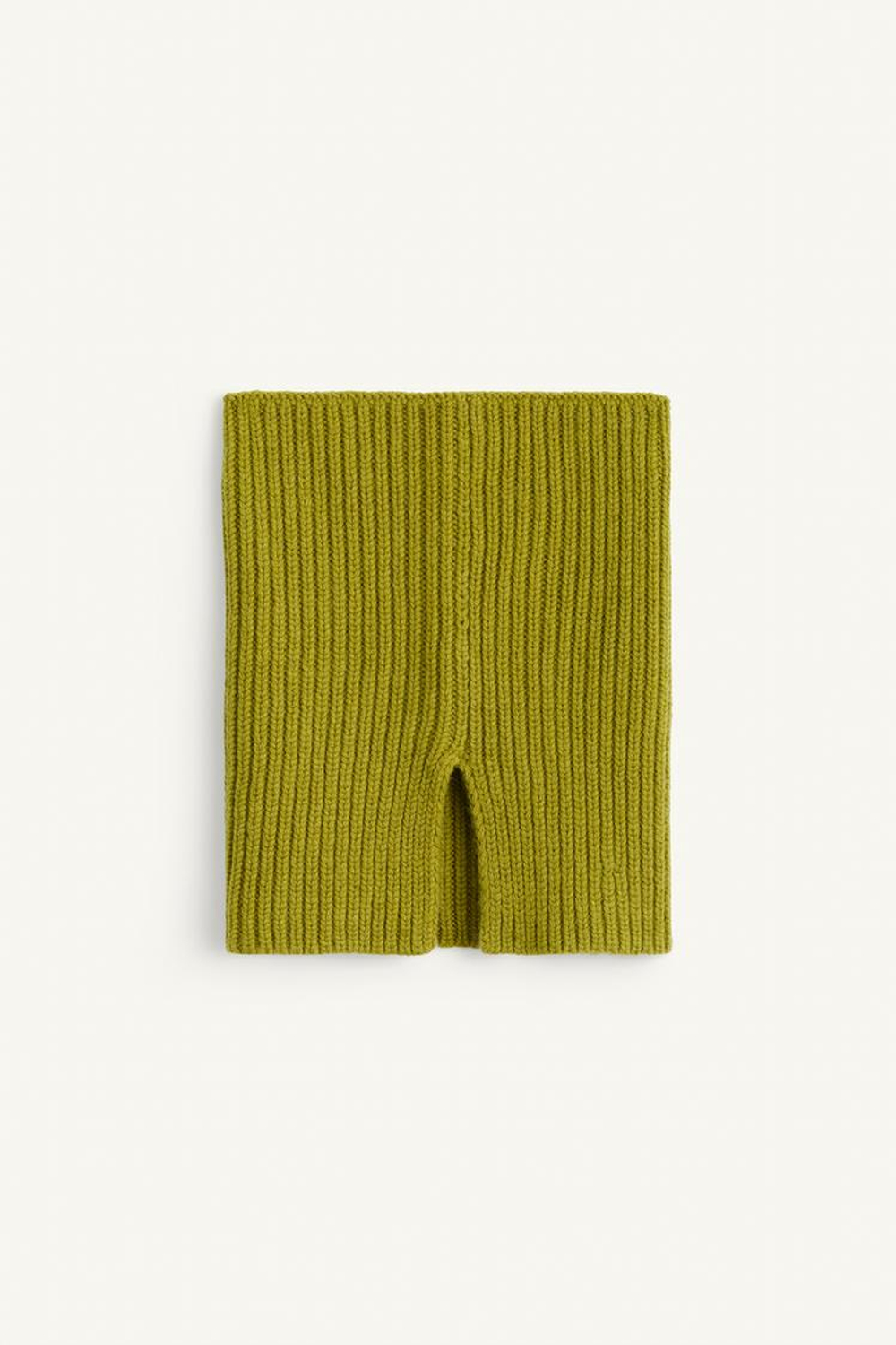 ZARA ВЯЗАНЫЙ СНУД, ОЛИВКОВО-ЗЕЛЕНЫЙ