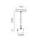 Подвес скрытый тип D треку 5040xx-(F)/(R) 5 м Lightstar Quattro 504196-FR2