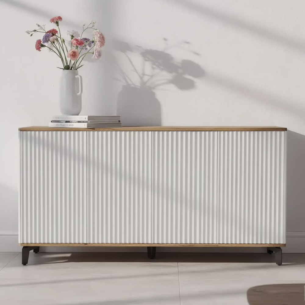 Комод ROYAL 5057 эко (Дуб Веллингтон-Черный)