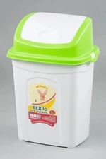 Ведро для мусора с плавающей крышкой 7л (Ар-Пласт)