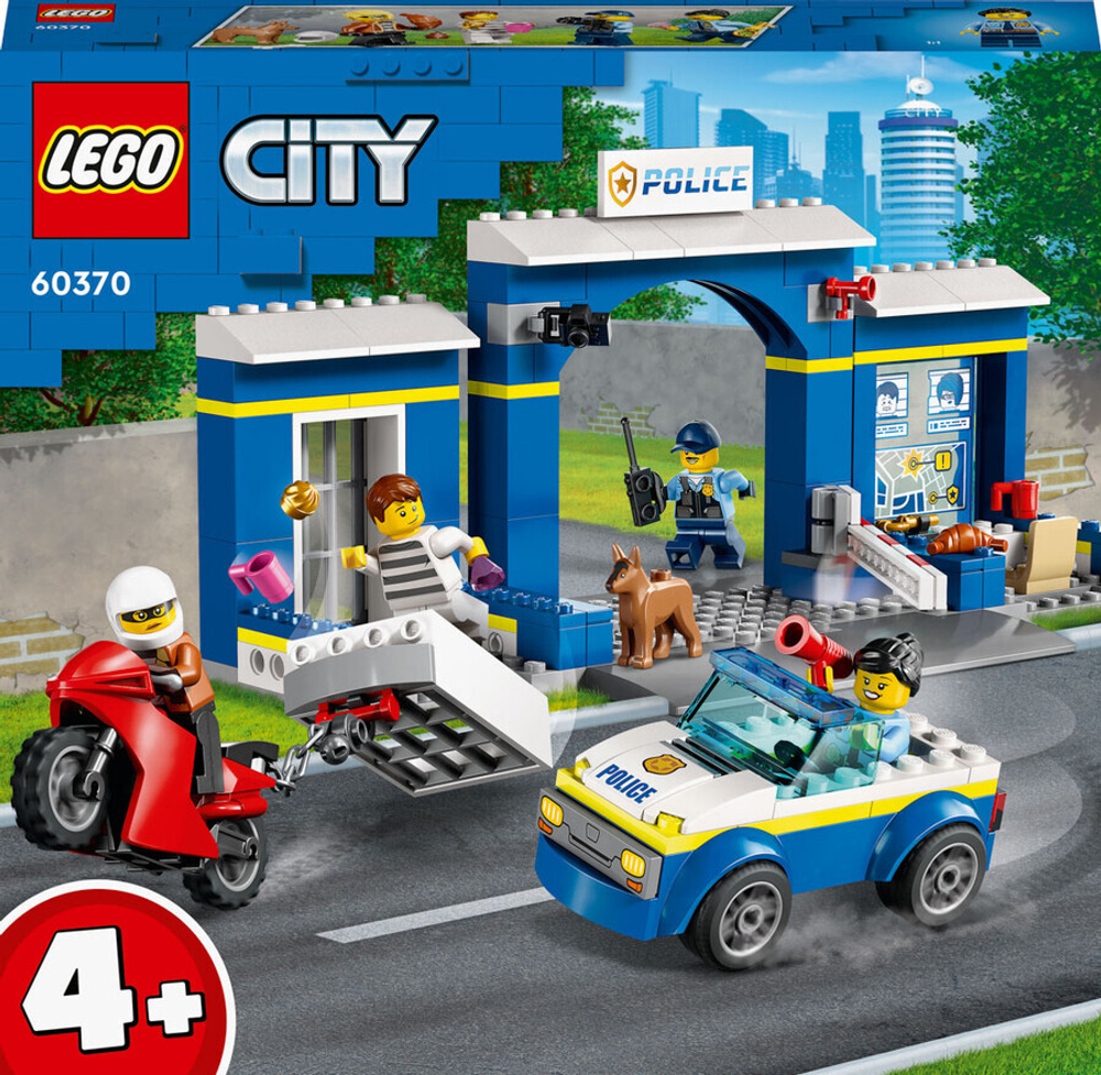 Конструктор LEGO City 60370 Побег из полицейского участка