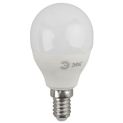 Лампа светодиодная ЭРА RED LINE ECO LED P45-10W-827-E14 10Вт шар теплый белый свет E14 | Лампы cветодиодные Шар (G/P)