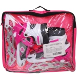 Коньки роликовые раздвижные Sport Star 136S, розовый, колеса ПВХ, размер M (35-38)