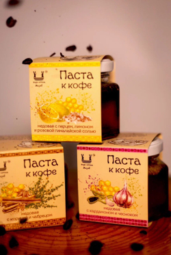 Паста к кофе медовая с корицей и чабрецом