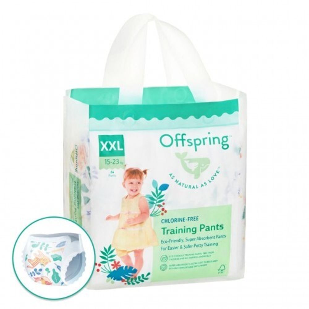 Offspring трусики-подгузники XXL 15-23кг 24шт джунгли