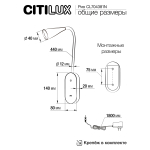Настенный светодиодный светильник Citilux Рио CL704381N