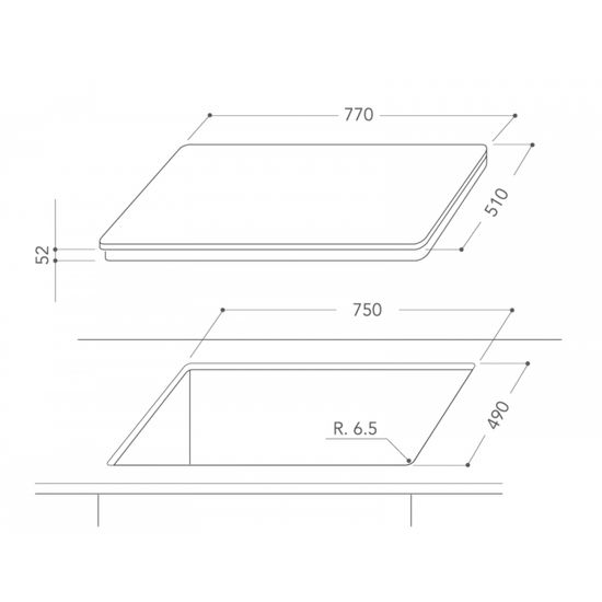 Индукционная варочная панель KitchenAid KHIP4 77510