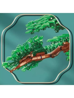 Конструктор Дерево Бонсай Подокарпус 1141 деталь 88045