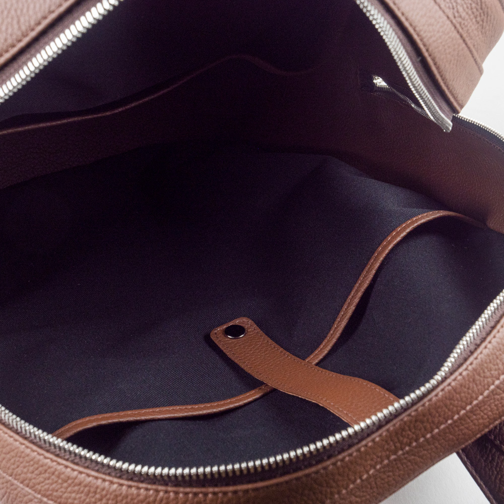 Рюкзак Debussy из кожи теленка, цвета шоколад