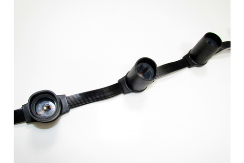 5BLС-E27-165-6-240V,Белт-лайт 5-ти пр. влагозащищ. ЧЁРНЫЙ патрон