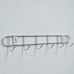 Вешалка настенная 6 крючков 32,5*5*3,5см металл VETTA