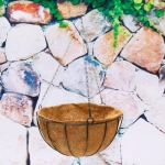 Кашпо для цветов 5л «Коковита» с кокосовым волокном, подвесное d=40см ДоброСад