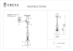 Подвесной светильник Freya FR2405-PL-01-BZ