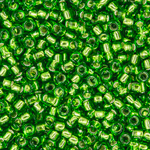 Японский бисер TOHO Round 15/0 (№27), с внутренним серебрением, прозрачный