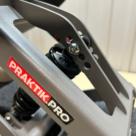 Стойка амортизационная Практик Storm Q, оцинкованная, окрашенная RAL 9023