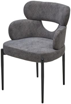 Стул VALTER RAVEN-18 Серый, ткань / Черный каркас