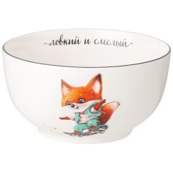 НАБОР ПОСУДЫ LEFARD ЛОВКИЙ И СМЕЛЫЙ, 3 ПР.: САЛАТНИК 470МЛ, ТАРЕЛКА 20СМ, КРУЖКА 220МЛ