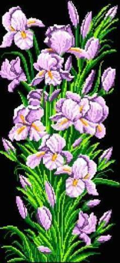 Г-6031 Панно ирисы