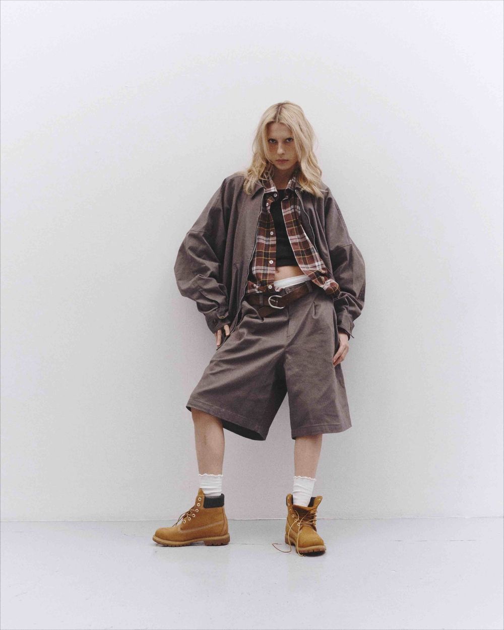 Купить Куртка One Two Zip-Up Shirt Jacket Shark Skin серая Куртка One Two Zip-Up Shirt Jacket Shark Skin серая