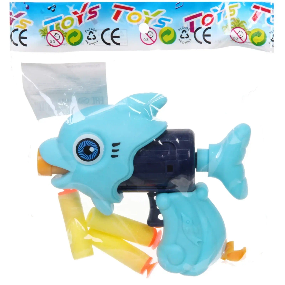 Пистолет «Дельфин» с мягкими пулями, 4 предмета, 16*21*4 см