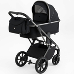 Коляска 4 в 1 Sweet Baby Ricci + автокресло Elegante Plus с базой i-Size ISOFIX DK780 Black