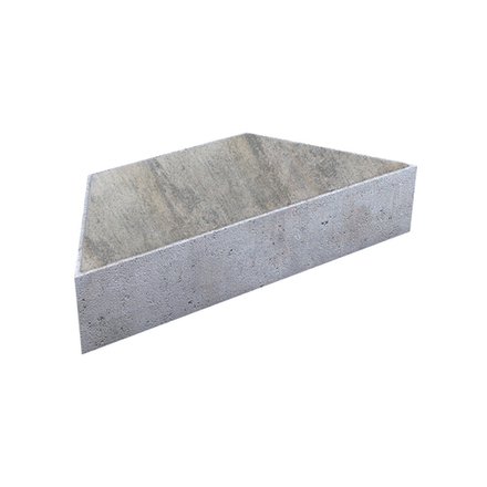 Тротуарная плитка ТРАПЕЦИЯ - Искусственный камень Базальт