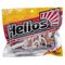 Твистер Helios Credo Four tail 2,35&quot;/6,0 см Rusty &amp; White 10шт. (HS-20-005)