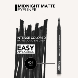 flormar Midnight Matte Eyeliner - Ручка для подводки глаз с матовым покрытием, 1,2 ml