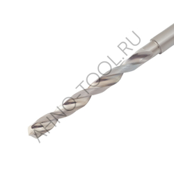 Сверло  4.3мм монолитное твердосплавное 8D без подвода СОЖ. для цвет.металлов SP-N800080430 VHM AHNO