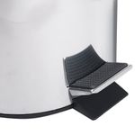 Ведро мусорное с педалью 30 литров "Classic", ЗЕРКАЛЬНОЕ, нержавеющая сталь, со съемным внутренним ведром, LAIMA, 232263