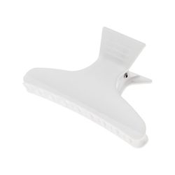 Зажим для волос Harizma “бабочка” белый, 12 штук (h10896-01)