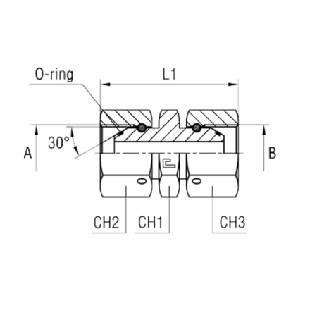 Соединение PSN BSP 3/4" BSP 3/4" CAST