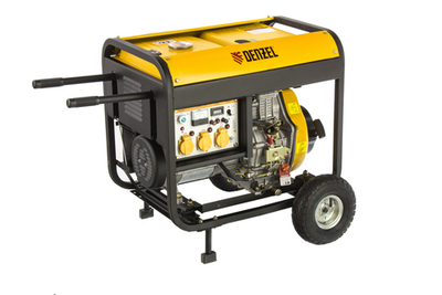 Дизельный генератор (6.3 кВт) DD6300Е DENZEL