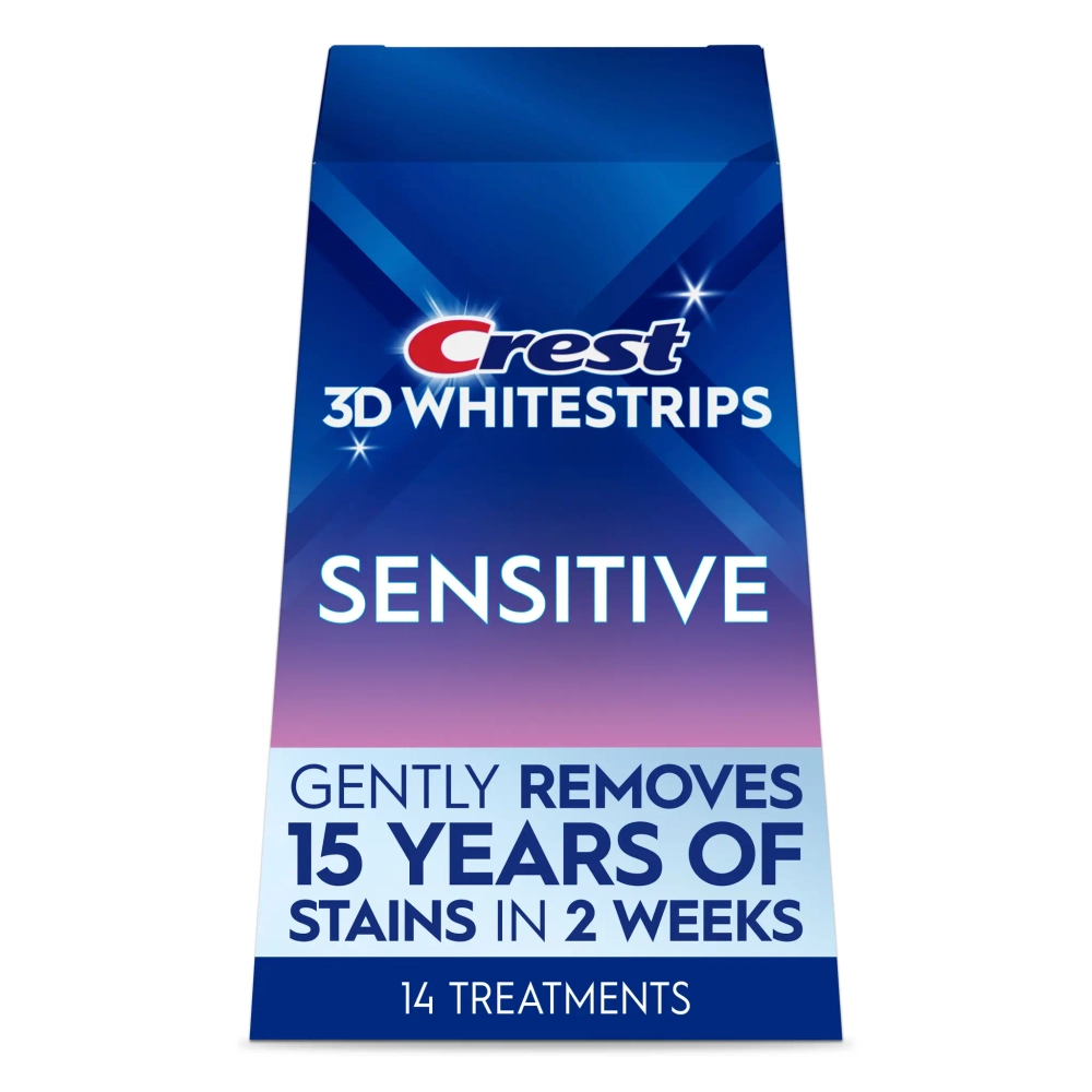 Отбеливающие полоски для зубов Crest 3D Whitestrips Sensitive