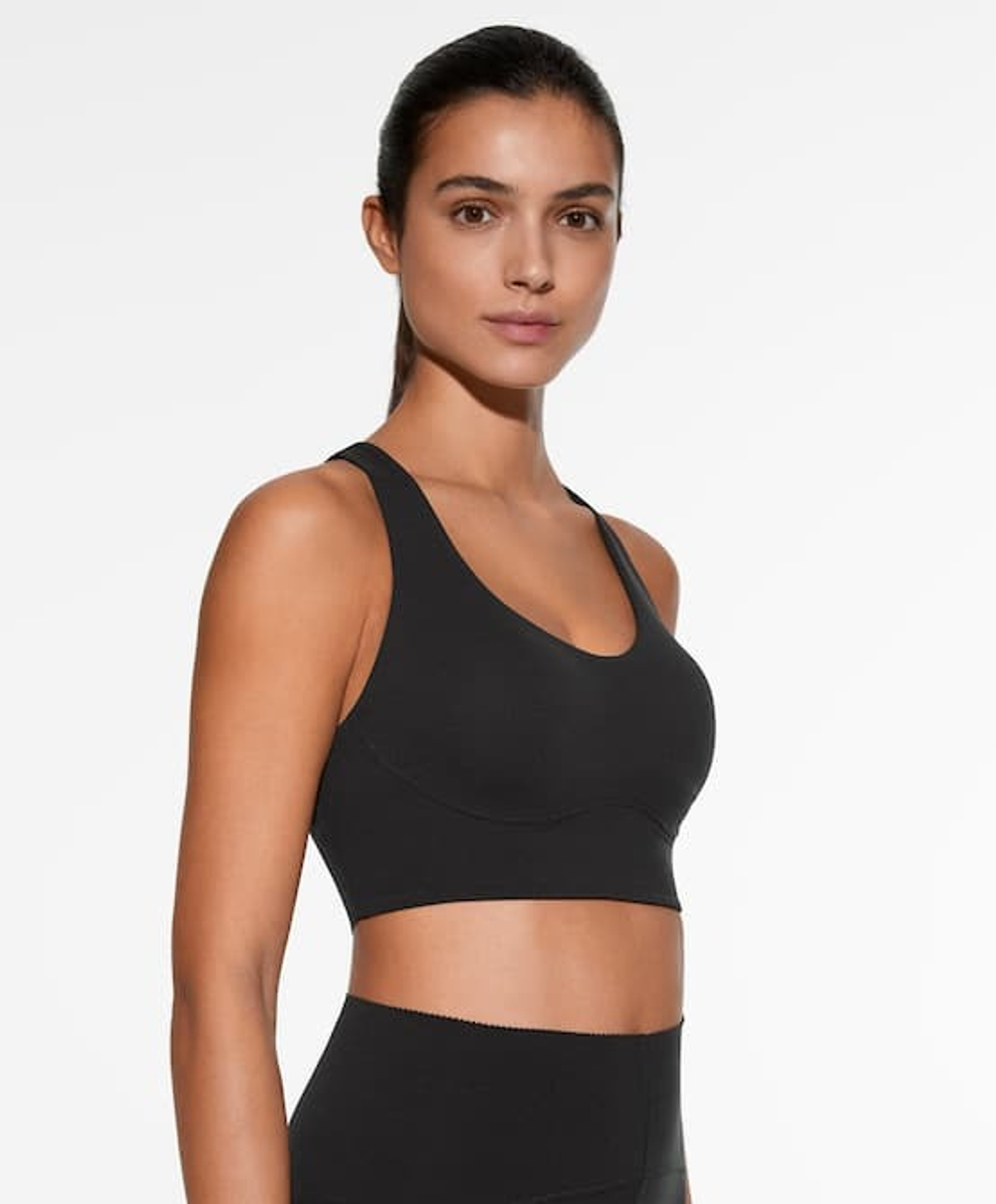 OYSHO Спортивный бюстгальтер, черный