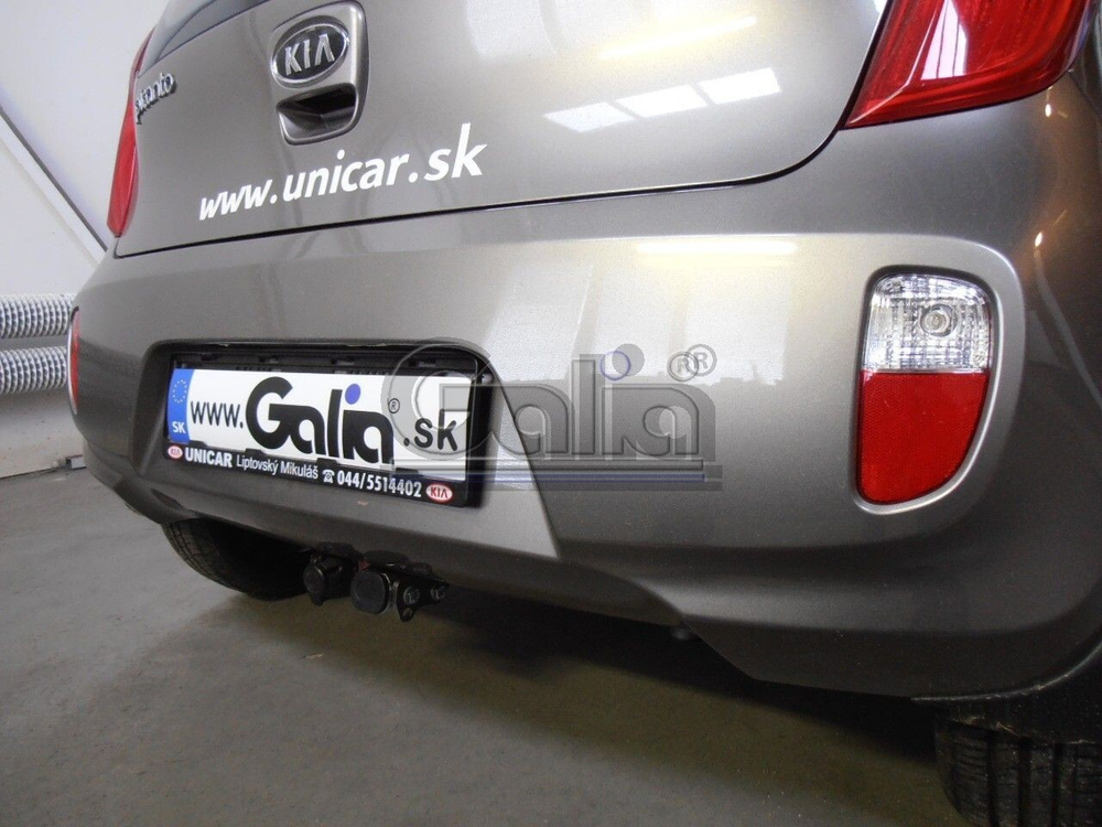 Фаркоп оцинкованный Galia K036A для Kia Picanto 2011-(паспорт и сертификат в комплекте)(без электрики)