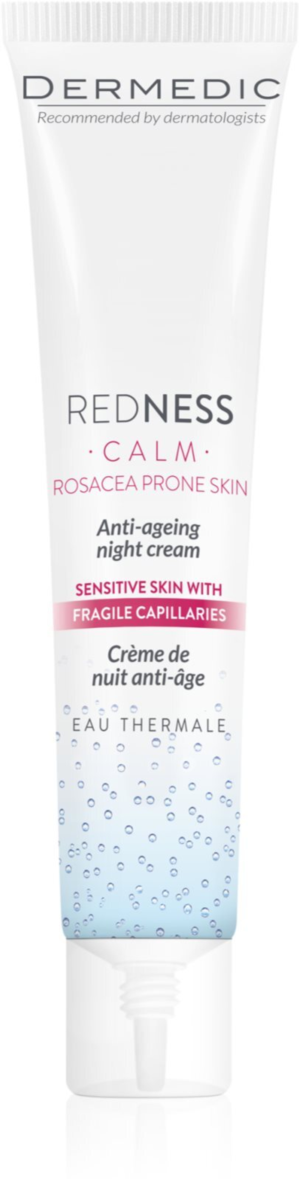 Dermedic Redness Calm - ночной крем против морщин для чувствительной и раздраженной кожи /   40  ml  / GTIN 5901643176563