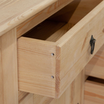 Шкаф буфет Прованс 4 двери 6 ящиков из массива сосны (верхняя и нижняя часть буфета)