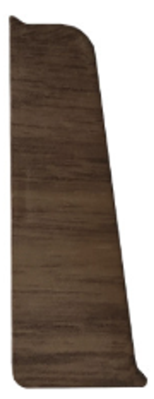 Заглушка для плинтуса левая ПВХ 70мм 7018