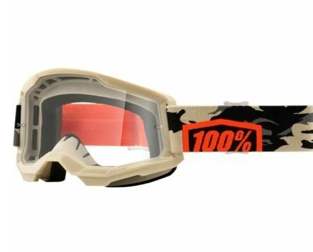 КРОССОВЫЕ ОЧКИ STRATA 2 GOGGLE KOMBAT 100%