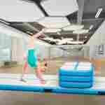 Надувной акробатический мат «Компакт S» для тренировок 1×0,6×0,1 м