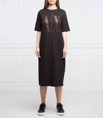 платье Armani Exchange - черный(8NYAHX YJ8XZ)