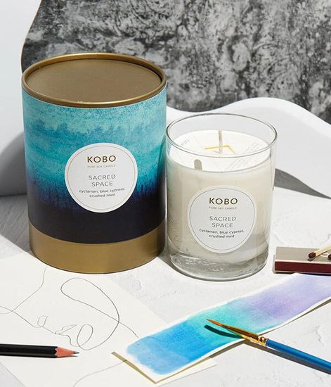 Sacred Space, свеча Watercolor, Kobo Candles