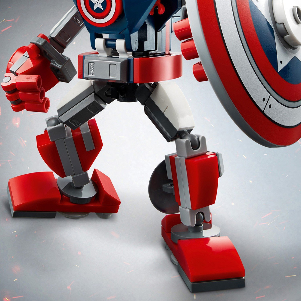 LEGO Super Heroes: Капитан Америка Робот 76168 — Captain America Mech Armor — Лего Супергерои Марвел