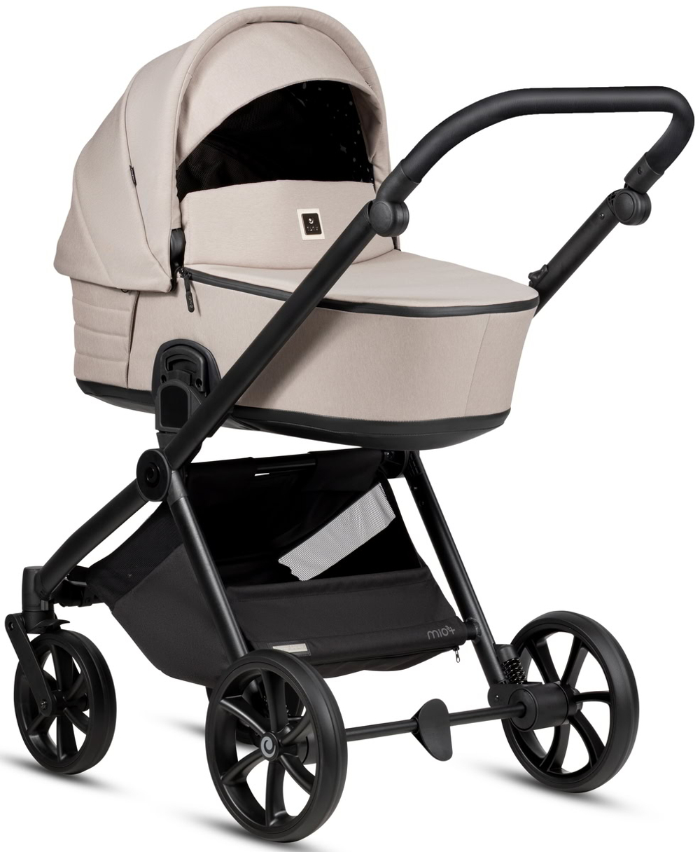 Детская коляска Tutis Mio 3 Plus Essential New 3 в 1 с автокреслом Beno Black 1622611 Moon Rock