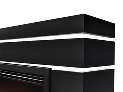 Портал Firelight Moderno 25 шпон чёрный дуб